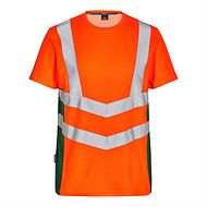 ENGEL T-Shirt S/S Orange/Grün